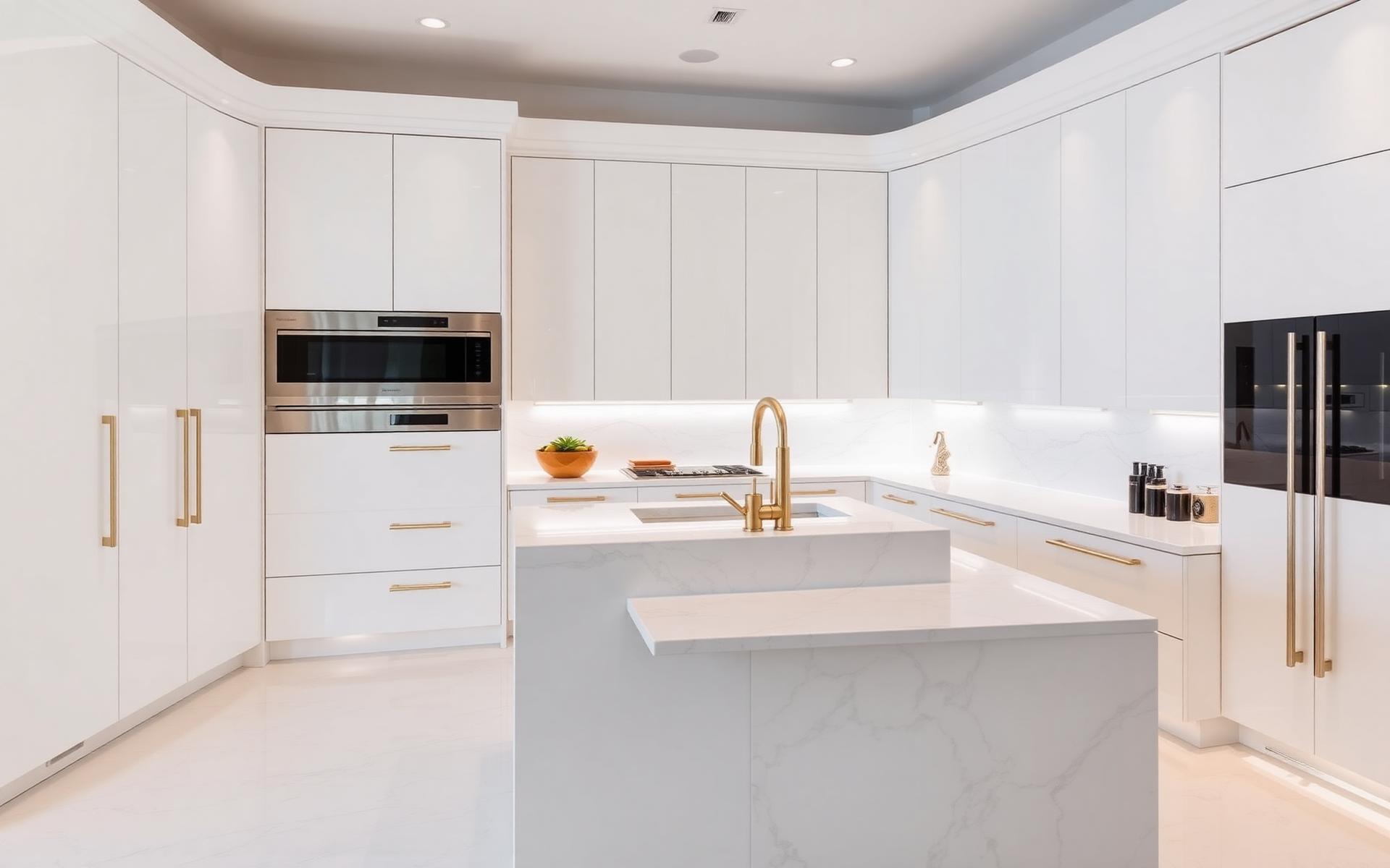 Cocina de lujo remodelada por The Beluga Group